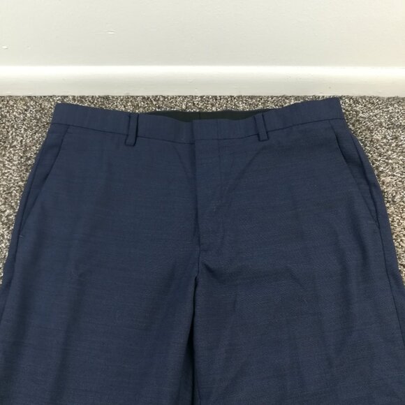 J Crew Pants Ludlow Four Season Wool Blend Navy Blue Mens 34x30 Classic Fit